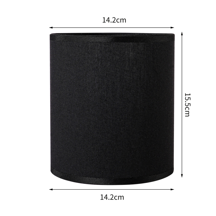 Brilagi - Universal-Lampenschirm NUBILA E27 15,5x14 cm anthrazit