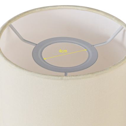 Brilagi - Universal-Lampenschirm NUBILA E27 15,5x14 cm cremefarben