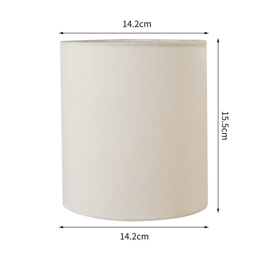Brilagi - Universal-Lampenschirm NUBILA E27 15,5x14 cm cremefarben