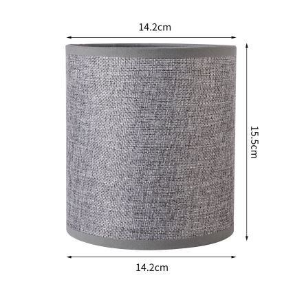 Brilagi - Universal-Lampenschirm NUBILA E27 15,5x14 cm grau