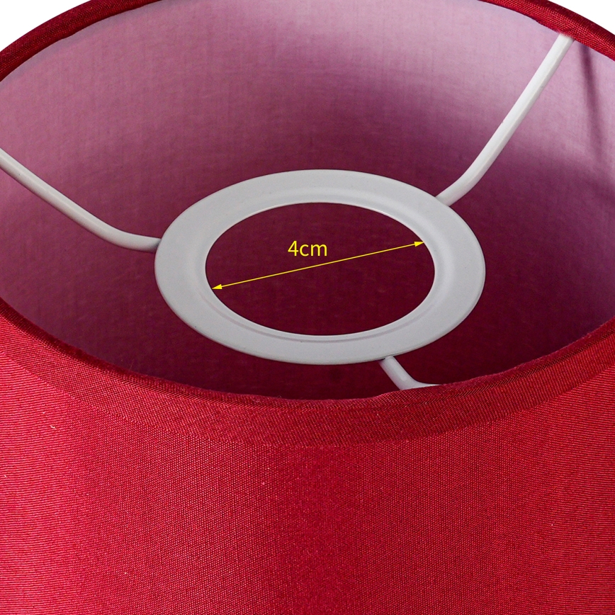 Brilagi - Universal-Lampenschirm NUBILA E27 15,5x14 cm Pompeian rot