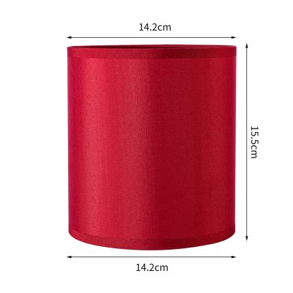 Brilagi - Universal-Lampenschirm NUBILA E27 15,5x14 cm Pompeian rot