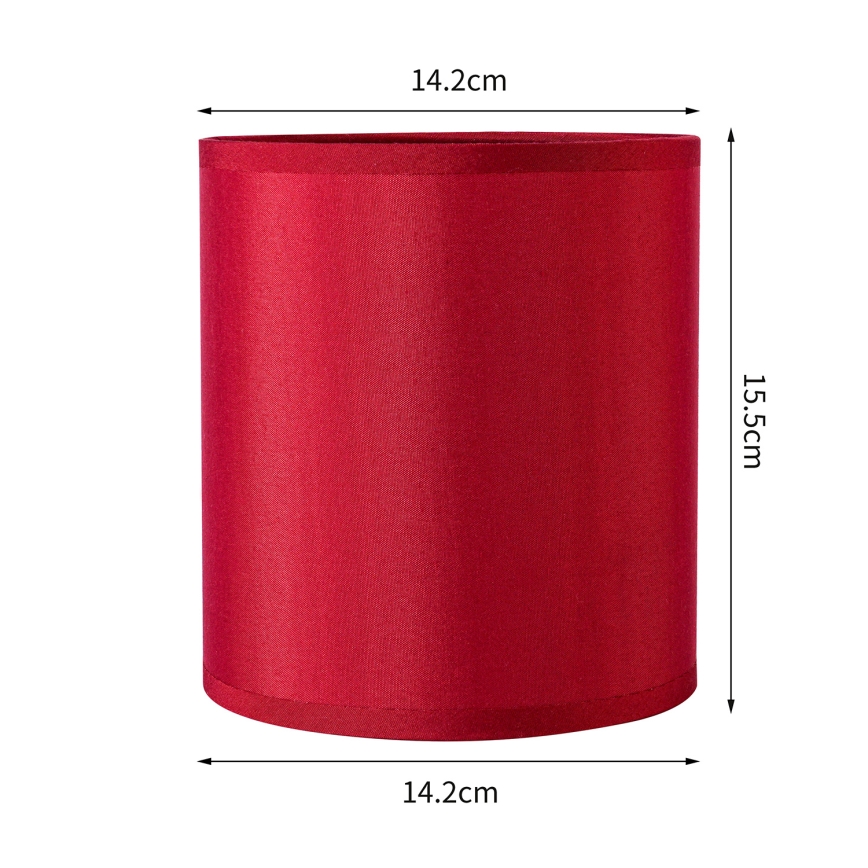 Brilagi - Universal-Lampenschirm NUBILA E27 15,5x14 cm Pompeian rot