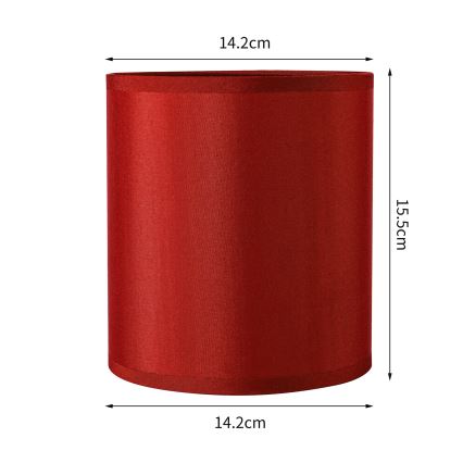 Brilagi - Universal-Lampenschirm NUBILA E27 15,5x14 cm rot