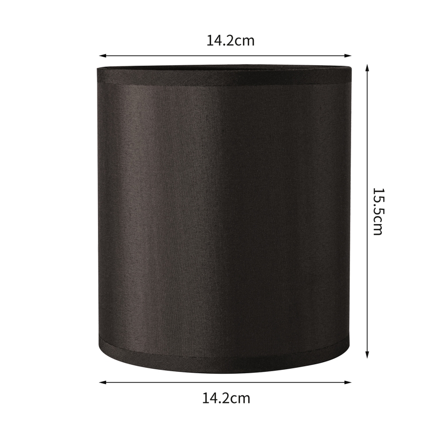 Brilagi - Universal-Lampenschirm NUBILA E27 15,5x14 cm schwarz