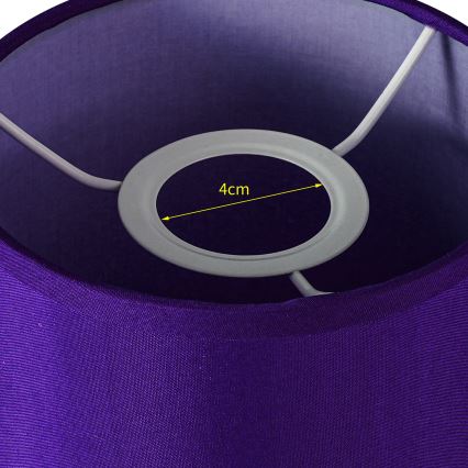 Brilagi - Universal-Lampenschirm NUBILA E27 15,5x14 cm violett