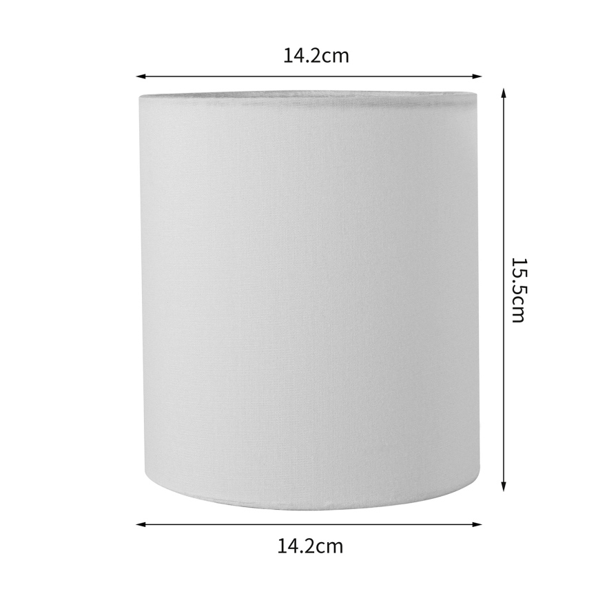 Brilagi - Universal-Lampenschirm NUBILA E27 15,5x14 cm weiß