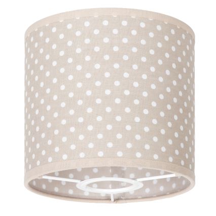 BRILAGI - Universeller Lampenschirm BOBO E27 Ø 15 cm beige/mit Punkten