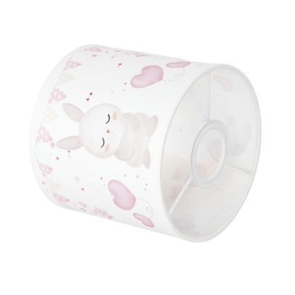 BRILAGI - Universeller Lampenschirm BOBO E27 Ø 15 cm, cremefarben mit Häschenmotiv