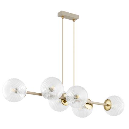 Brilagi - Universelles Ersatzglas STELLA E27 Ø 15 cm klar/goldfarben