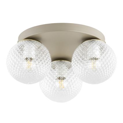 Brilagi - Universelles Ersatzglas STELLA E27 Ø 15 cm klar/goldfarben