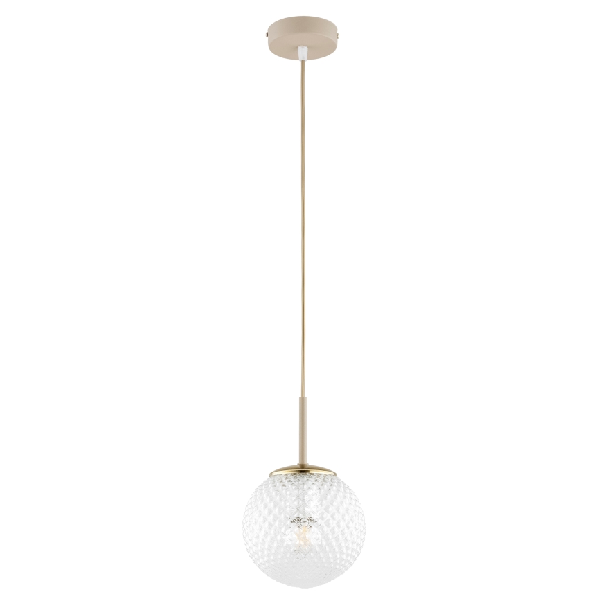 Brilagi - Universelles Ersatzglas STELLA E27 Ø 15 cm klar/goldfarben
