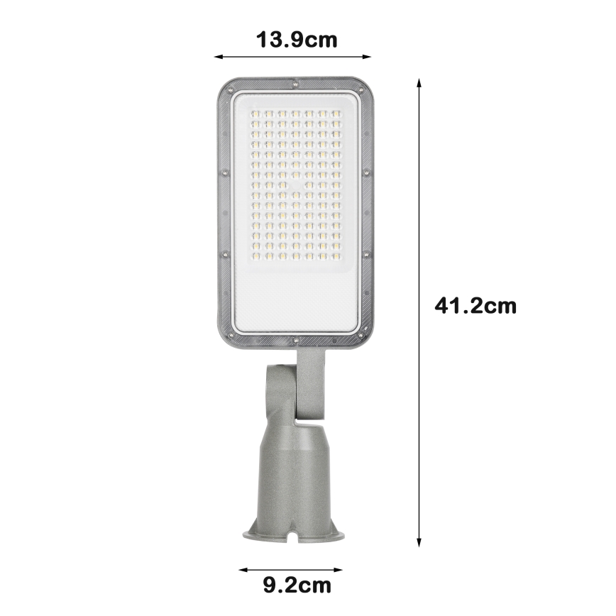 Brilagi - LED-Straßenleuchte für den Außenbereich mit Gelenk URBANLIGHT LED/50W/230V grau IP65