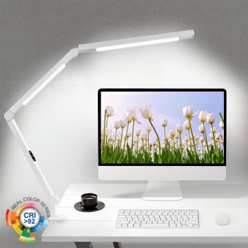 Brilagi - VARIO LED-Tischlampe, dimmbar, mit Touch-Bedienung, flexibel, LED/12W/230V, 3000/4000/5000/6500K, CRI 92, weiß