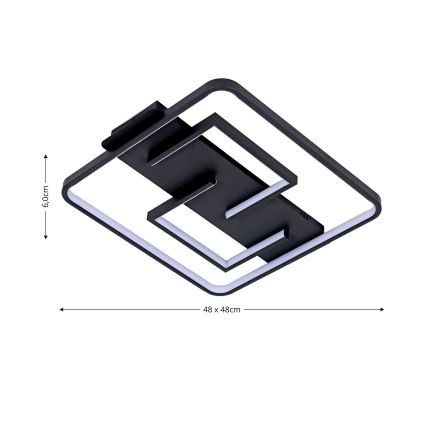 Brilagi - LED dimmbare Deckenleuchte VELO LED/34W/230V 3000-6000K + Fernbedienung