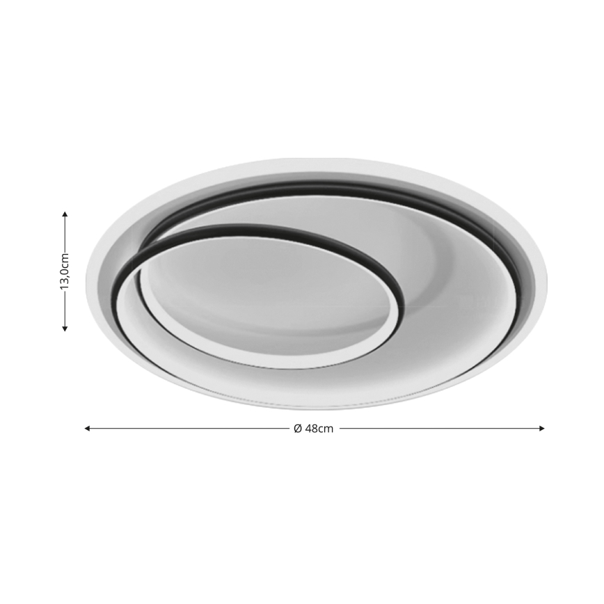 Brilagi - LED dimmbare Deckenleuchte VELO LED/38W/230V 3000-6000K + Fernbedienung