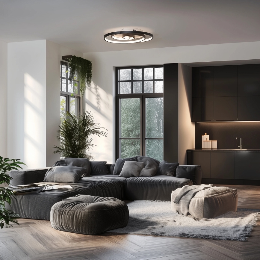 Brilagi - Dimmbare LED-Deckenleuchte VELO LED/52W/230V 38x48 cm 3000/4000/6000K + Fernbedienung