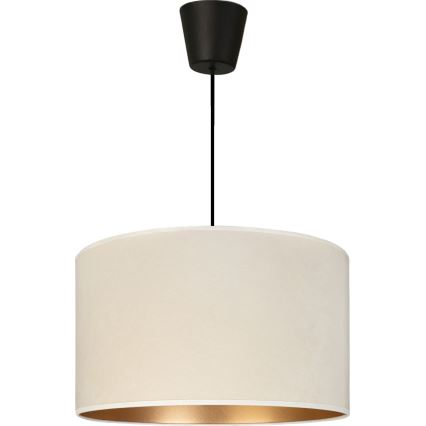 Brilagi - VELVET Pendelleuchte mit Kabel 1xE27/60W/230V Ø 40 cm creme/gold