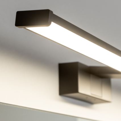 Brilagi - LED-Badspiegelleuchte 3-in-1 VESTRA LED/12W/230V 60 cm IP44 schwarz