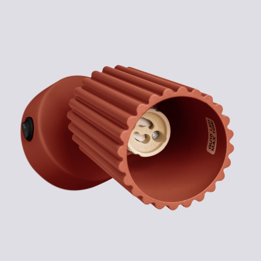 Brilagi - Wand-Spotleuchte CRESTO 1xGU10/10W/230V rot