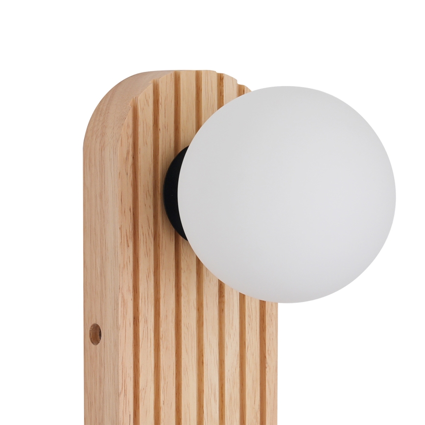 Brilagi - Wand-Spotleuchte MODERN WOOD 1xG9/5W/230V + 1xGU10/8W Holz