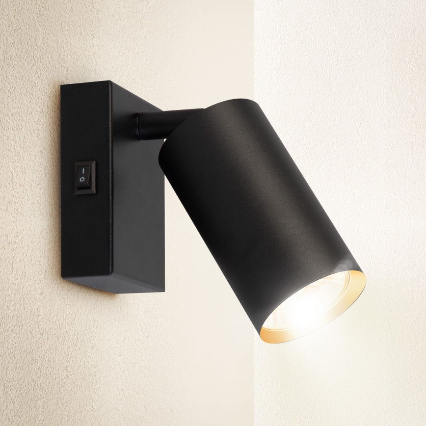Brilagi - Wand-Spotleuchte SELE 1xGU10/30W/230V schwarz/golden
