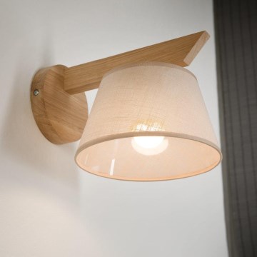 Brilagi - Wandleuchte ANTHONY 1xE14/40W/230V Eiche/beige