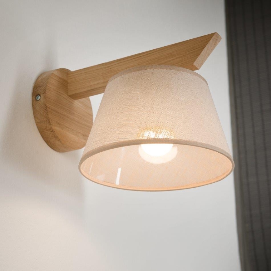 Brilagi - Wandleuchte ANTHONY 1xE14/40W/230V Eiche/beige