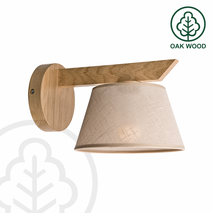 Brilagi - Wandleuchte ANTHONY 1xE14/40W/230V Eiche/beige
