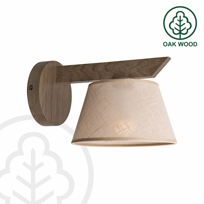 Brilagi - Wandleuchte ANTHONY 1xE14/40W/230V Eiche/beige