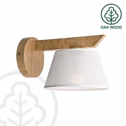 Brilagi - Wandleuchte ANTHONY 1xE14/40W/230V Eiche/weiß