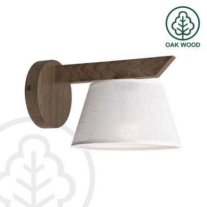 Brilagi - Wandleuchte ANTHONY 1xE14/40W/230V Eiche/weiß