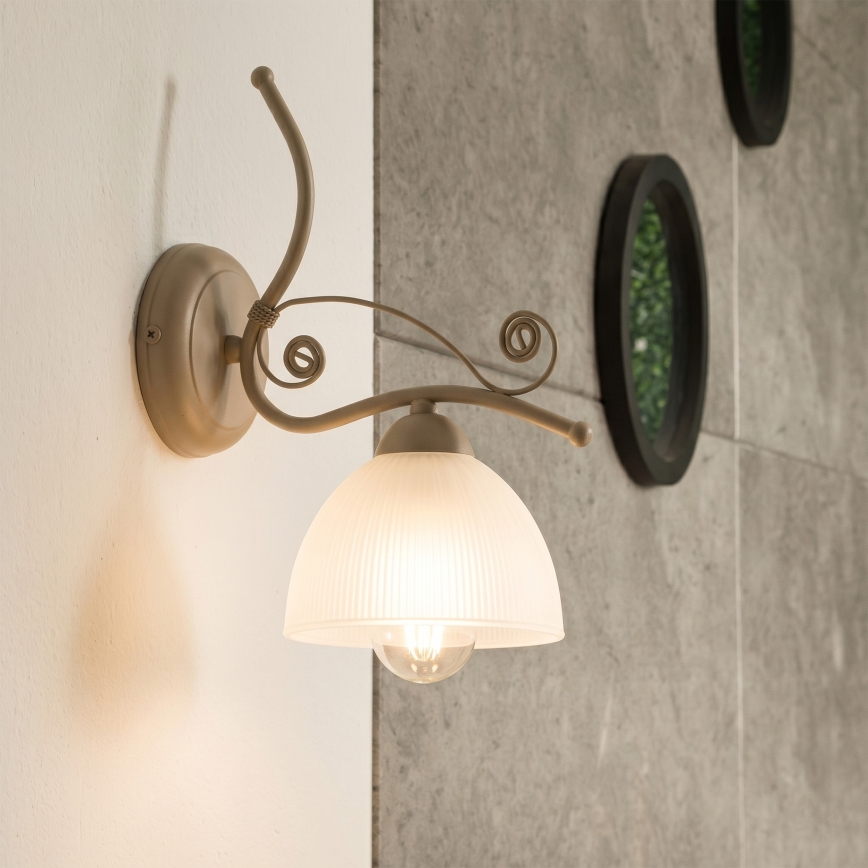 Brilagi - Wandleuchte ANTICO MODERN 1xE27/60W/230V beige