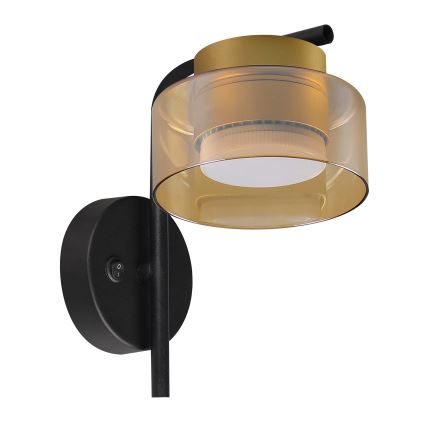 Brilagi - Wandleuchte AURA LUX 1xGX53/30W/230V schwarz/gold