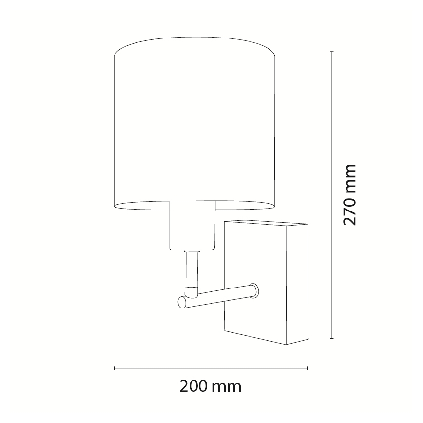 Brilagi - Kinder-Wandleuchte BOBO WOOD 1xE27/25W/230V Eiche/Schwarz/Weiß/Tiermotive