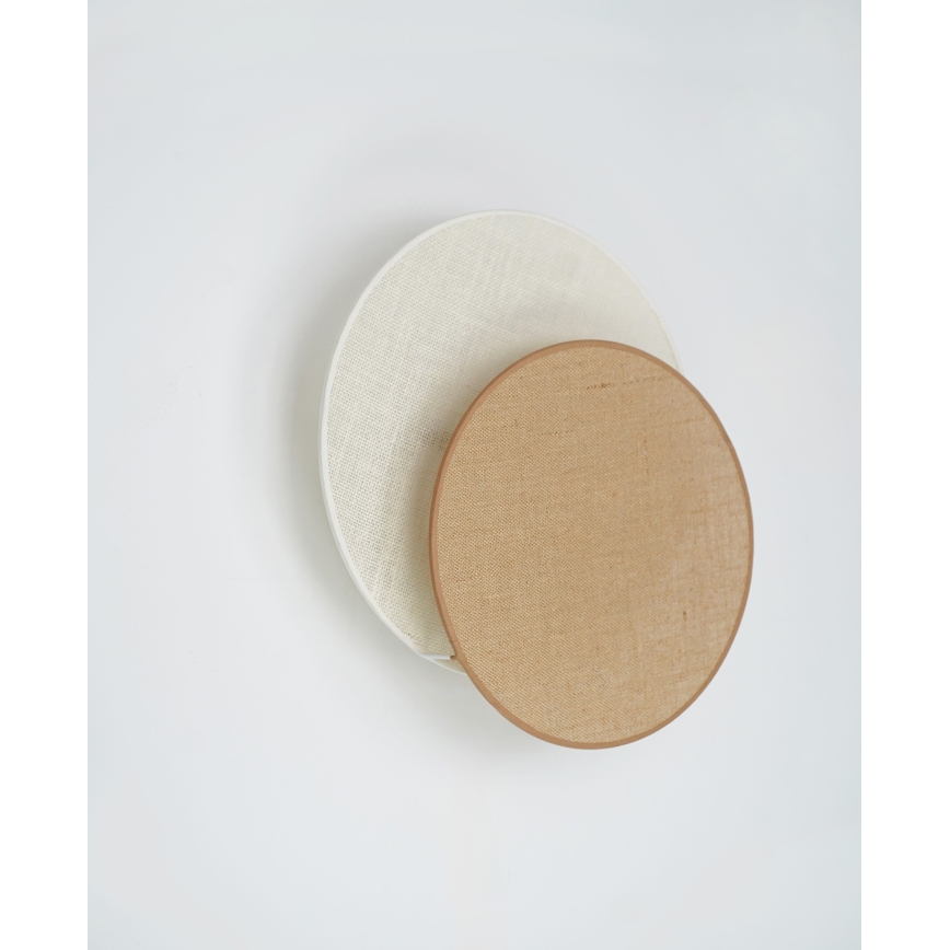 Brilagi - Wandleuchte CIRCLES 1xE27/15W/230V 45x45 cm beige/cremefarben