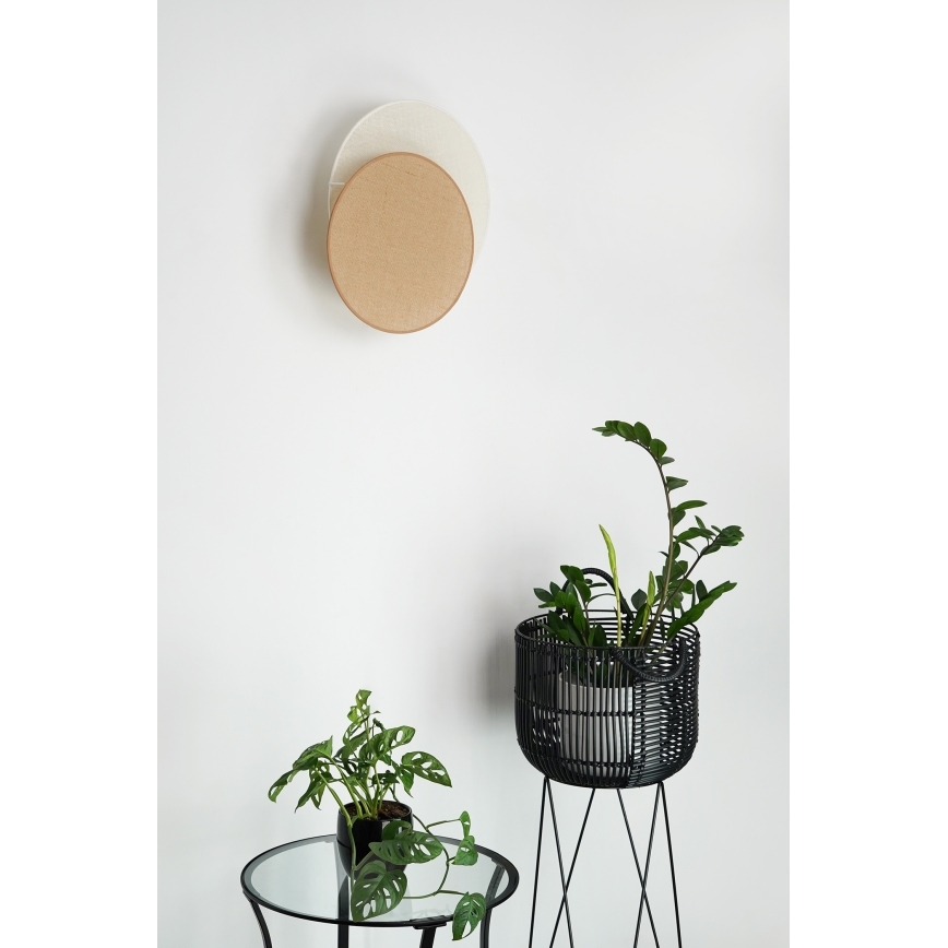 Brilagi - Wandleuchte CIRCLES 1xE27/15W/230V 45x45 cm beige/cremefarben