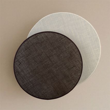 Brilagi - Wandleuchte CIRCLES 1xE27/60W/230V Ø 45 cm cremefarben/braun