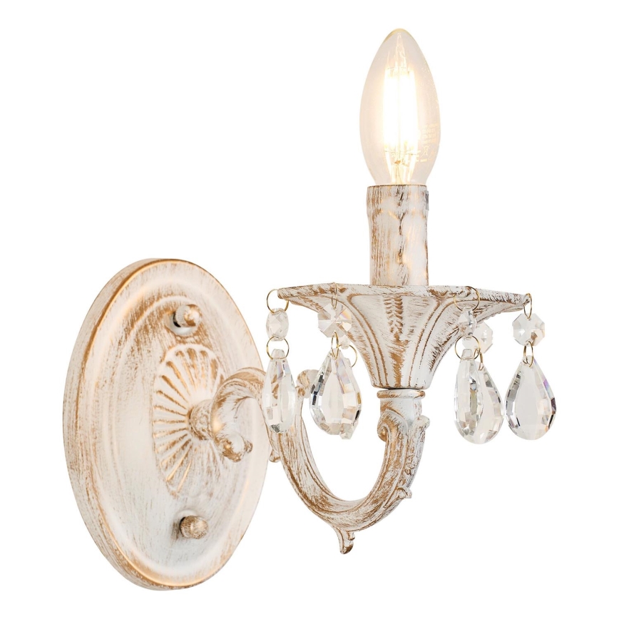 Brilagi - Wandleuchte CLASSIC 1xE14/60W/230V cremefarben/Patina