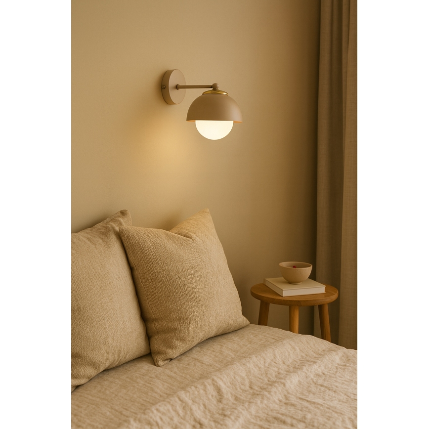 Brilagi - Wandleuchte COSMO 1xE27/60W/230V beige/gold