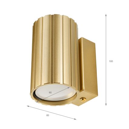 Brilagi - Wandleuchte CRISPINA 1xGU10/10W/230V 10 cm gold
