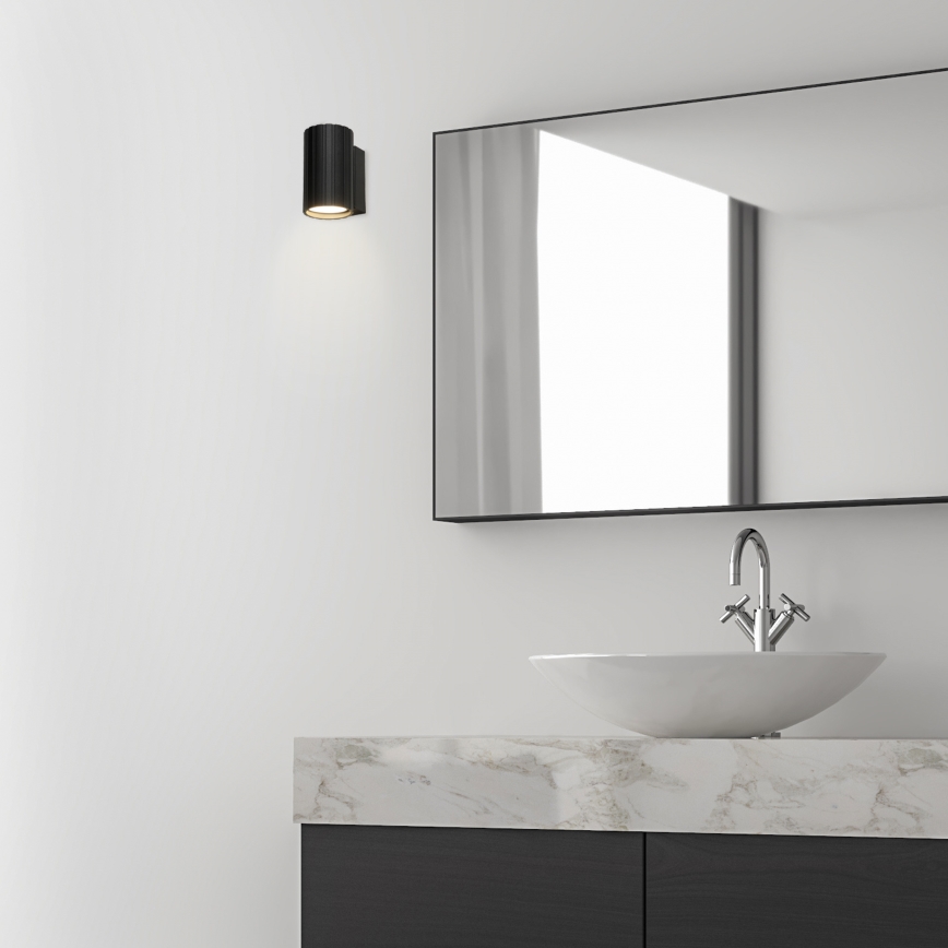 Brilagi - Wandleuchte CRISPINA 1xGU10/10W/230V 10 cm schwarz