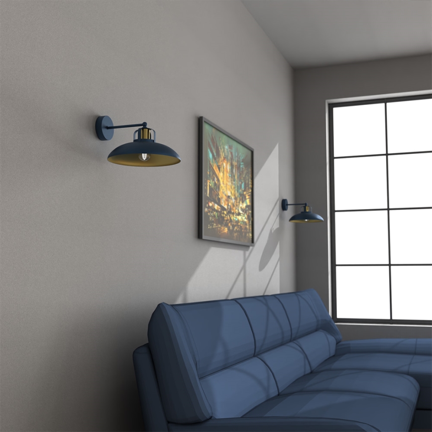Brilagi - Wandleuchte FLAMENGO 1xE27/60W/230V blau