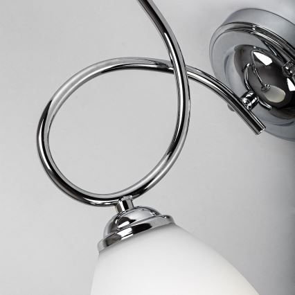 Brilagi - Wandleuchte FRED 1xE27/60W/230V glänzender Chrom