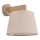 Brilagi - Wandleuchte LATTE SABIA 1xE27/60W/230V Kiefer/Beige