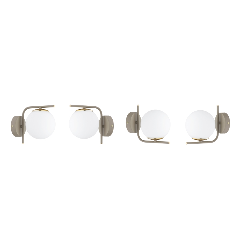 Brilagi - Wandleuchte MILO ECRU 1xE27/60W/230V beige/gold