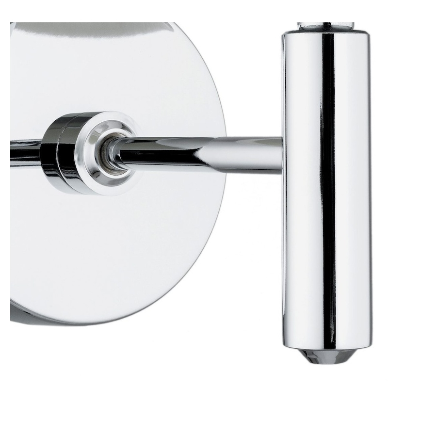Brilagi - Wandleuchte MONTE 1xE27/15W/230V beige/glänzender Chrom