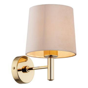 Brilagi - Wandleuchte MONTE 1xE27/15W/230V beige/goldfarben