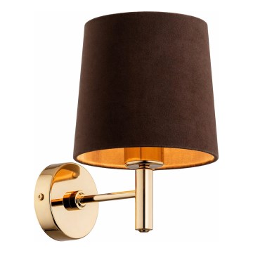 Brilagi - Wandleuchte MONTE 1xE27/15W/230V braun/gold