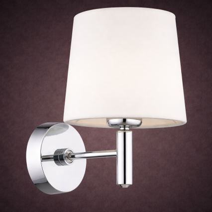 Brilagi - Wandleuchte MONTE 1xE27/15W/230V cremefarben/hochglanzchrom